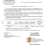 Vietnam visa approval letter