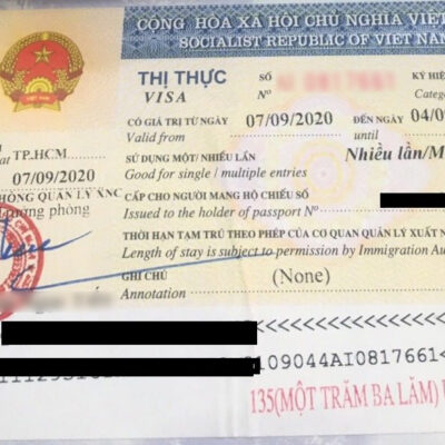 visa đầu tư Việt Nam cho người nước ngoài
