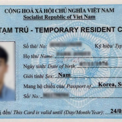 dịch vụ làm thẻ tạm trú Việt Nam
