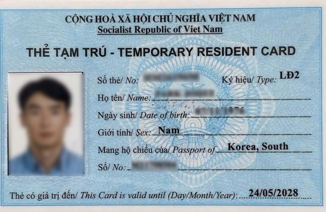 dịch vụ làm thẻ tạm trú Việt Nam